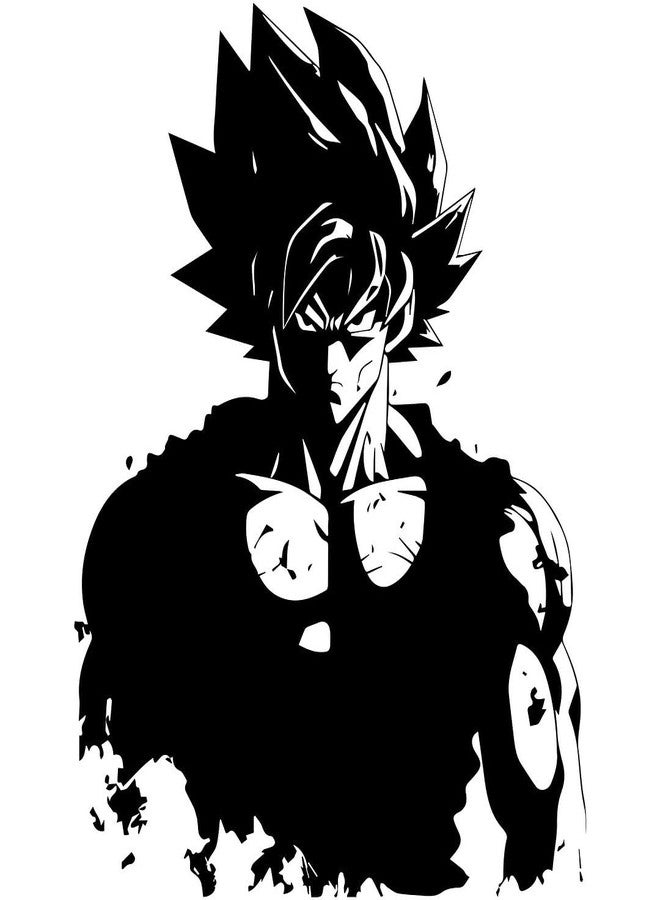 CVANU Anime Character Transparent Vinyl Self-Adhesive Sticker for Wall Decoration (30X24inch)_202308-A5 - Image 2